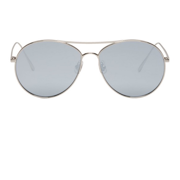 Gentle Monster unisex Silver and Grey Ranny Ring Sunglasses - Picture 13 of 13